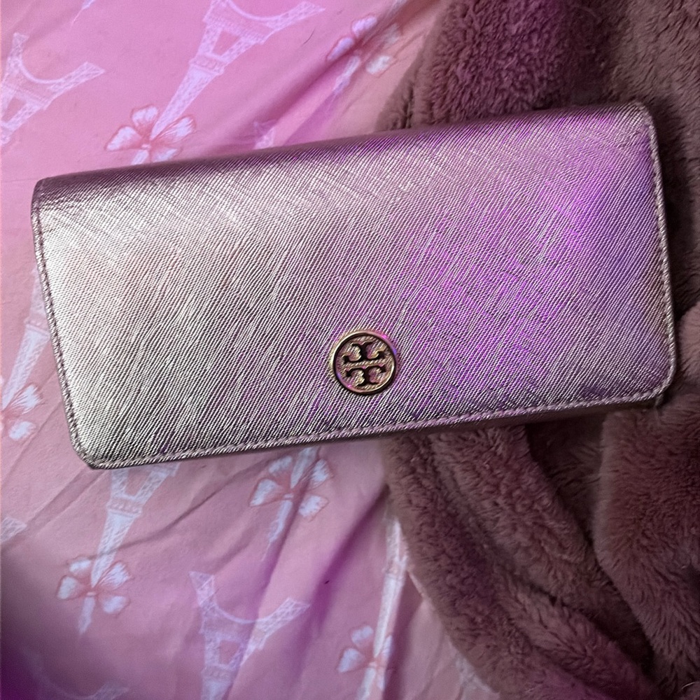 Tory Burch Metallic Gold Wallet